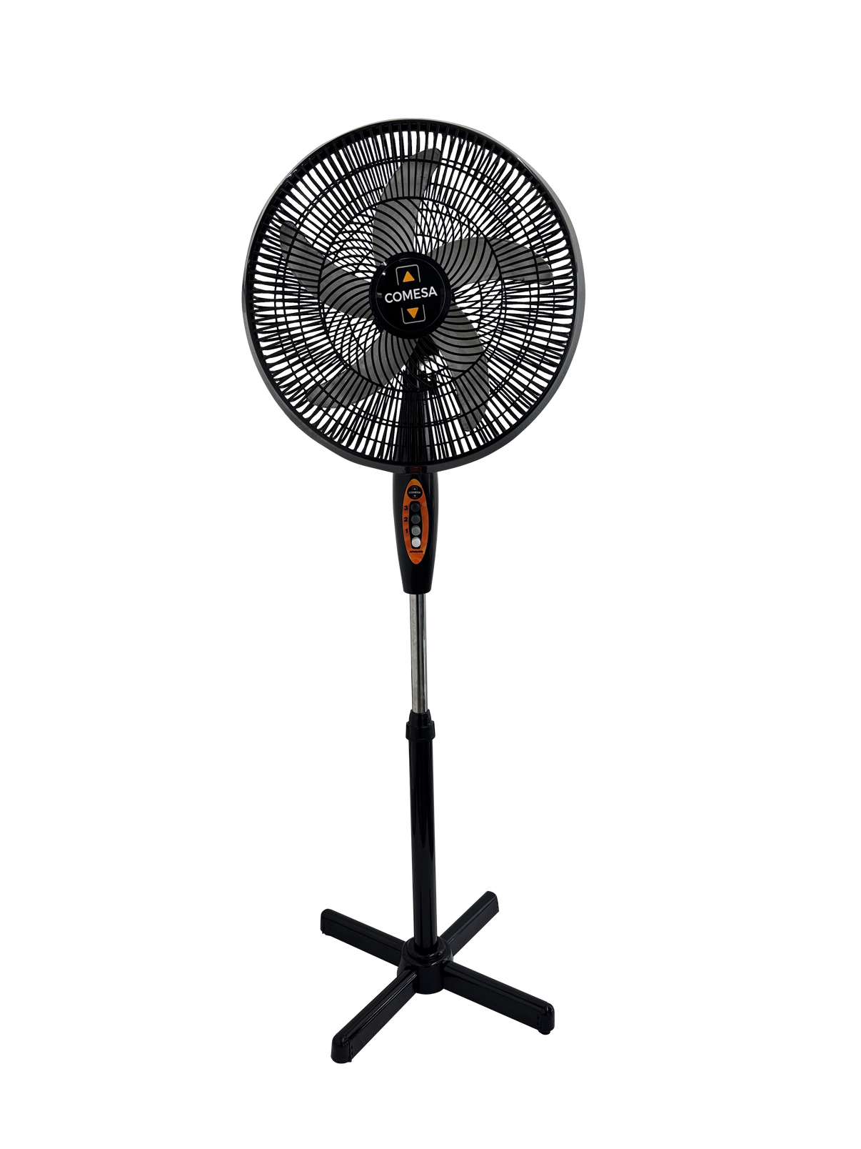 Ventilador de pedestal COMESA vista frontal - INDUSTRIAS MAN Guatemala